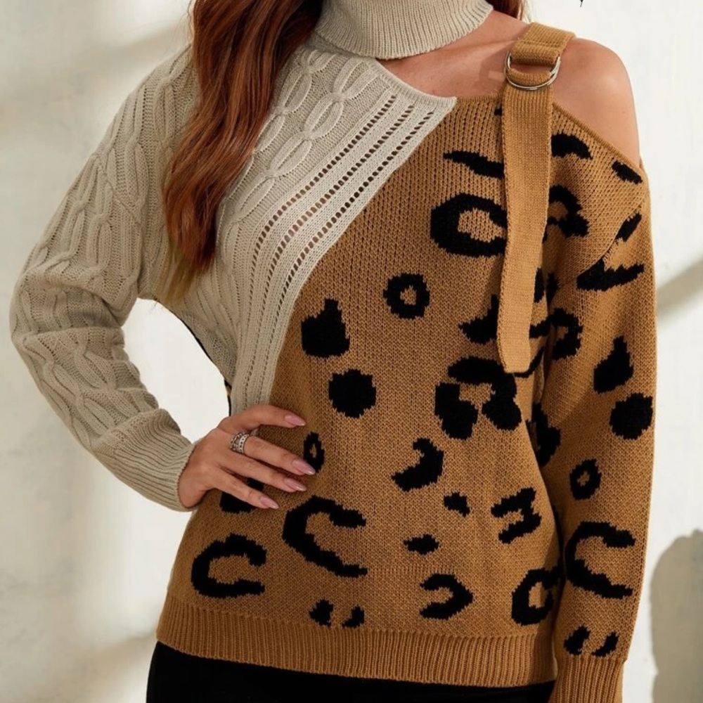Beautiful woman sweater